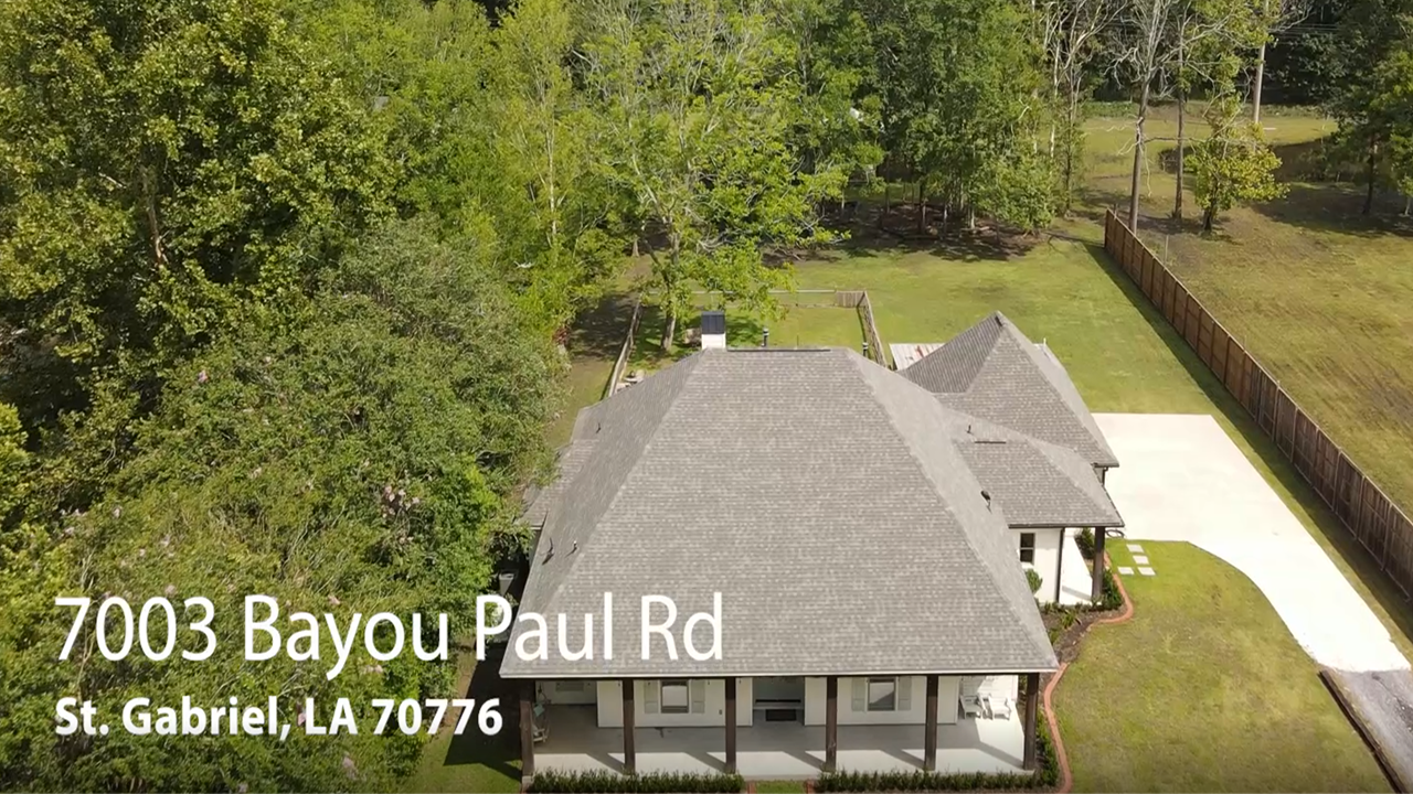 Sunshine, LA home aerial project